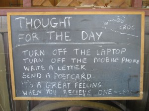 A message to our customers which I thought I would share :-)