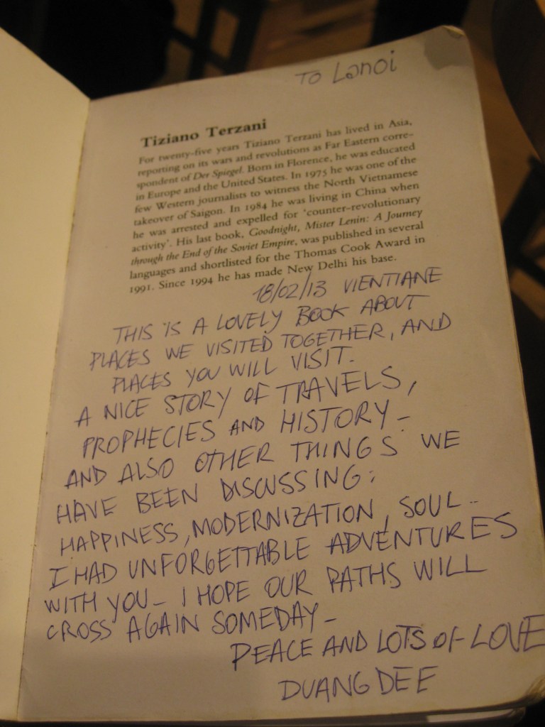 Messages of travels...