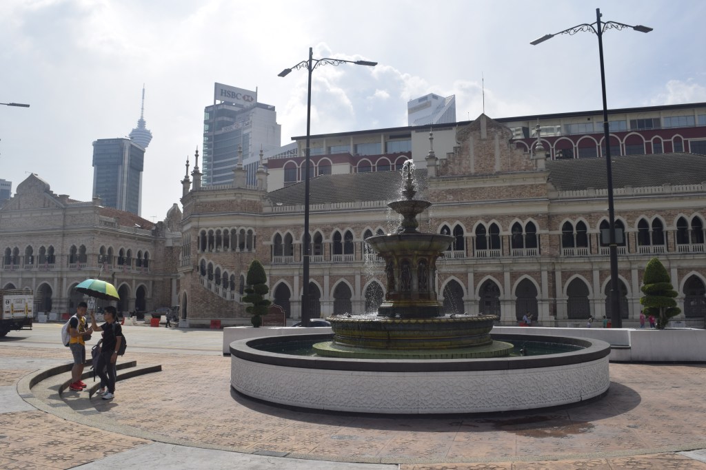 The fountain at Merdeka Square